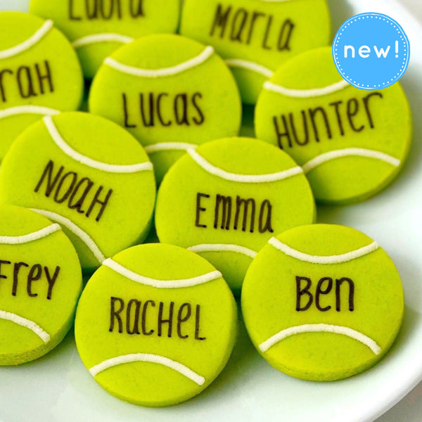 personalized tennis ball candy tiles new