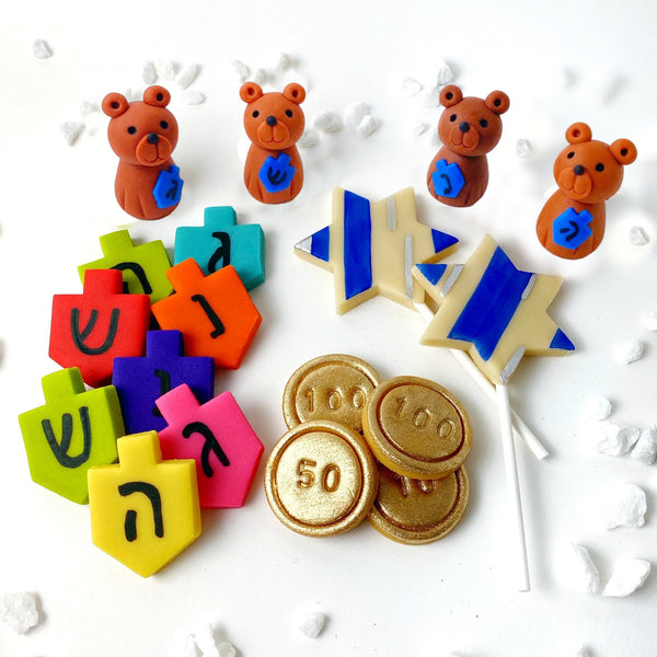Hanukkah ultimate gift collection marzipan candy treats collection