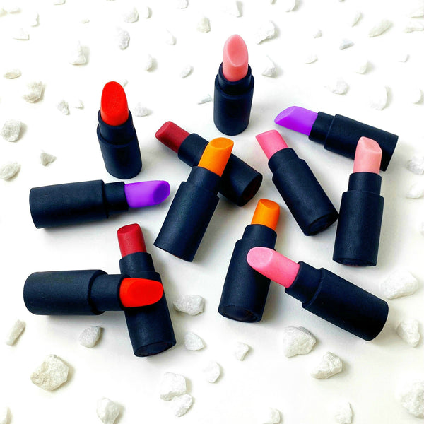 edible lipsticks make up marzipan candy sculpture treats