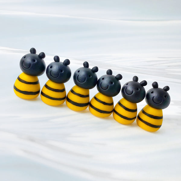cutie bees marzipan candy animals rosh hashanah in a row