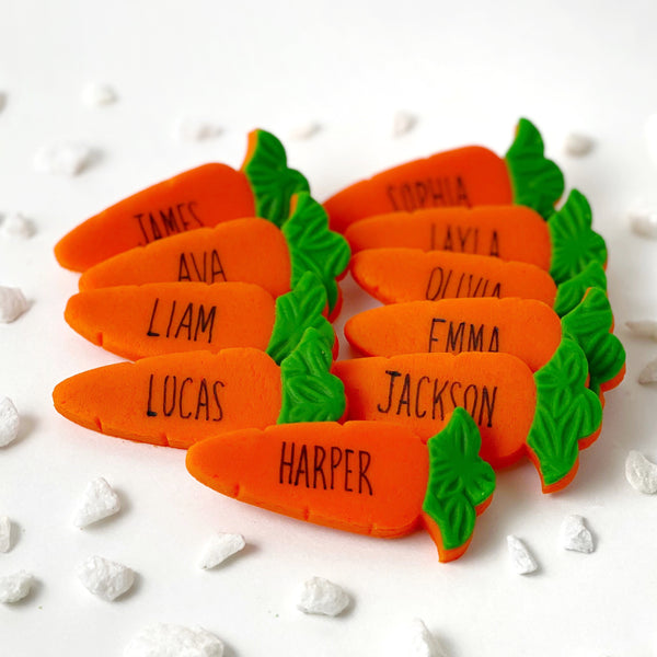 marzipan carrot personalized easter line up