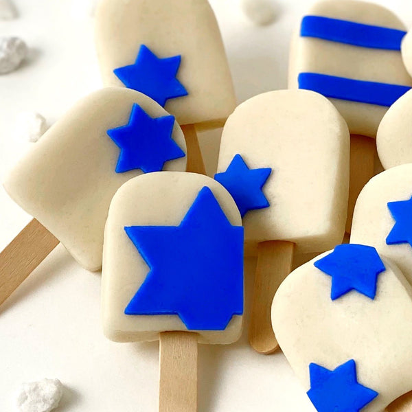 celebrate israel popsicles closeup
