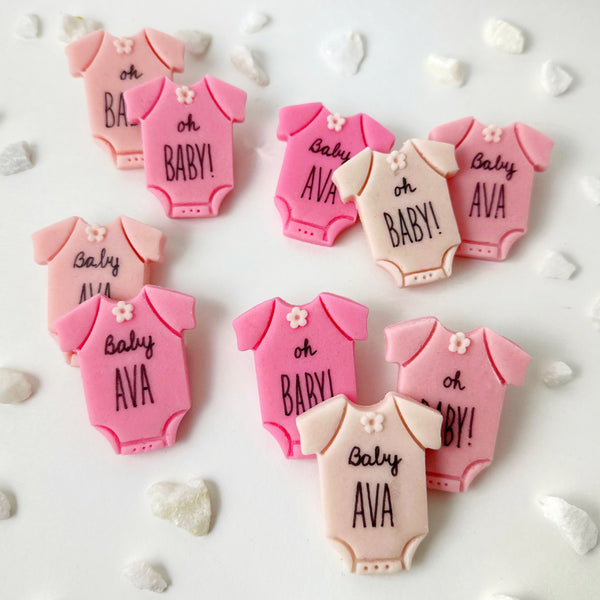 baby shower onesies pink oh baby