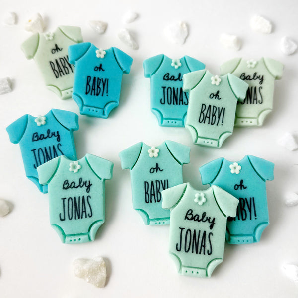 baby shower onesies blue oh baby