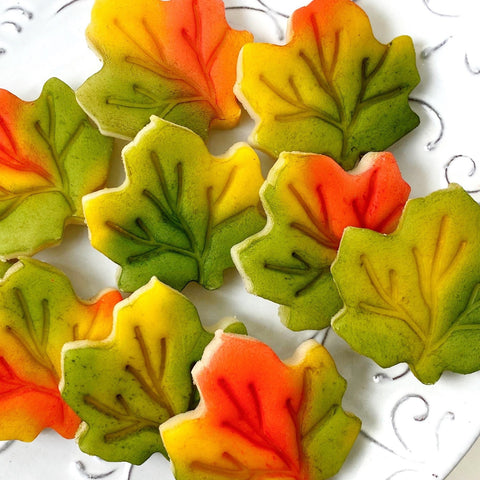 autumn maple leaf tiles