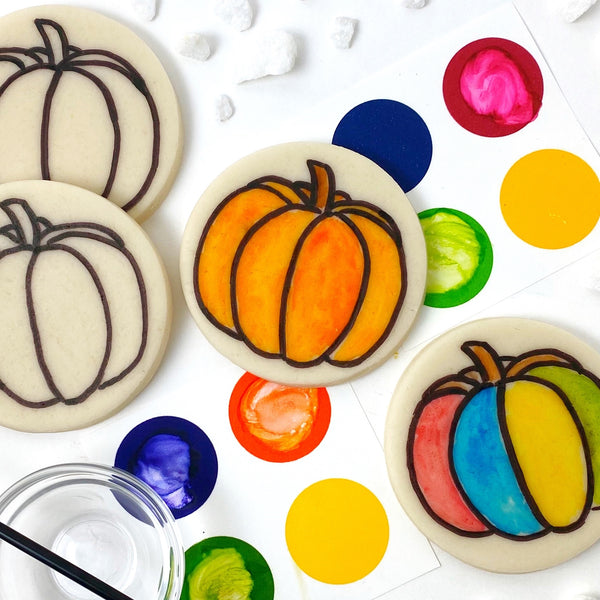 Thanksgiving Autumn Fall paint your own pumpkins marzipan candy treats
