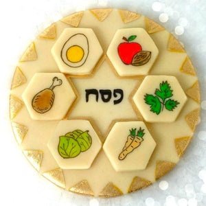 Passover Seder marzipan candy edible seder plate