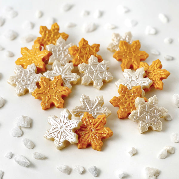 luxe combo marzipan snowflakes layout