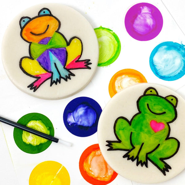 passover paint-your-own frogs