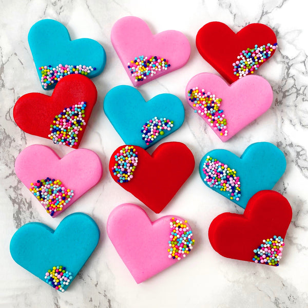 valentine's sprinkle hearts - modern