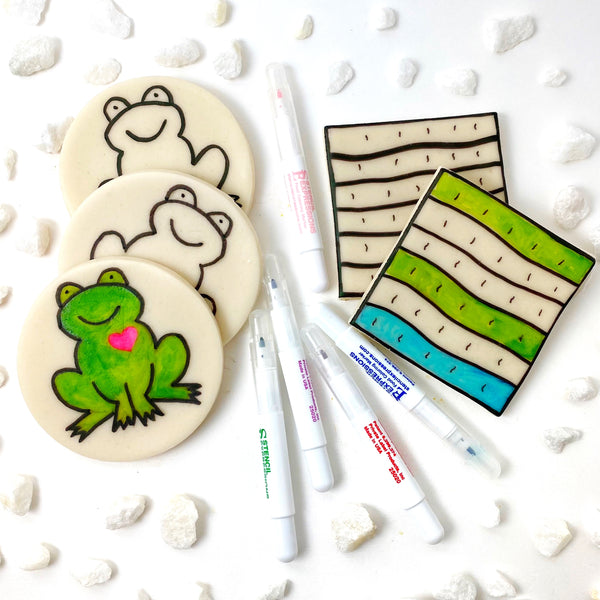 paint your own matzah frog combo markers