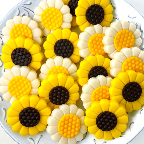 daisies sunflowers mothers day candy tiles