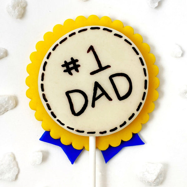 number one dad fathers day marzipan pop new version