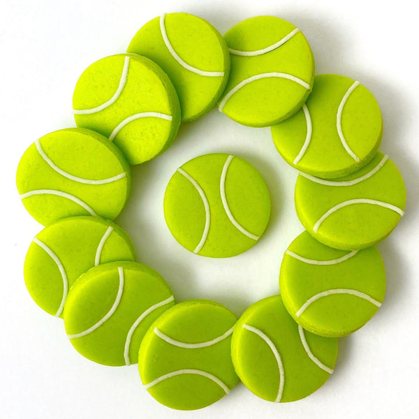 tennis ball game candy tiles in a circler