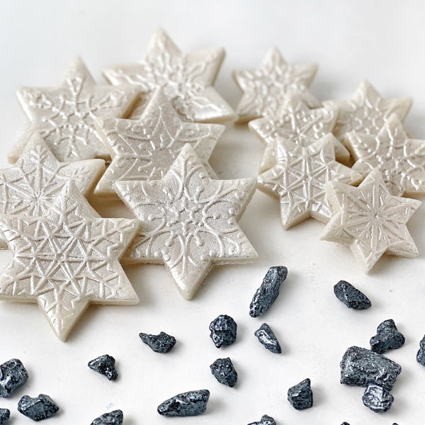 hanukkah snowflake star of David candy tiles  by size