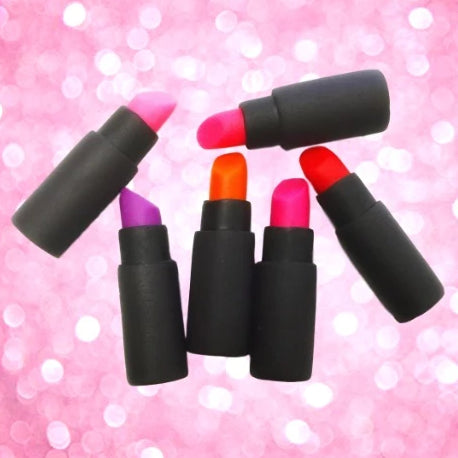 edible makeup lipsticks marzipan candy lollipops