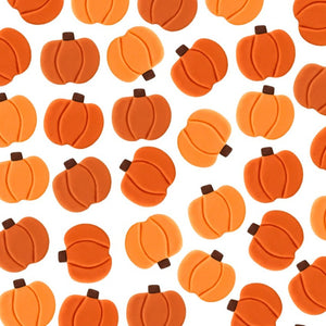Thanksgiving orange pumpkins mini marzipan candy bites