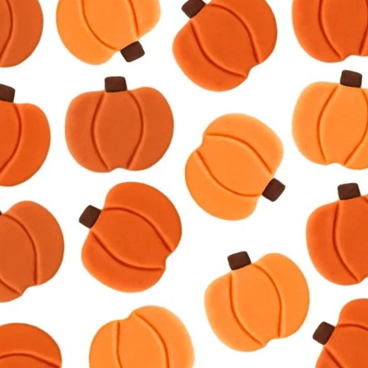 Thanksgiving pumpkins mini marzipan candy bites
