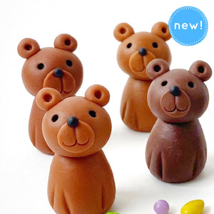 cutie teddy bear marzipan candy sculptures new