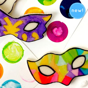 purim paint your own marzipan masks new